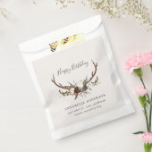 葉素朴フローラと牡鹿の誕生会 フェイバーバッグ (封をした状態)