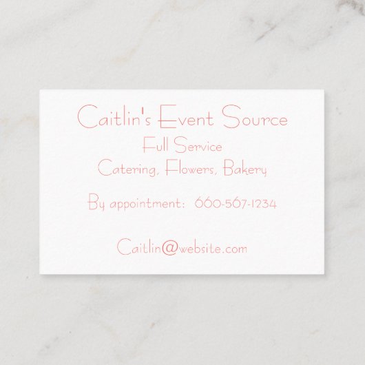 葉素朴縁ど名刺の庭 名刺 (裏面)