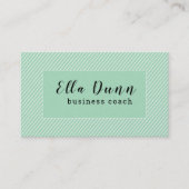 葉緑によって傾けられるパターン指導のコーチ 名刺 (正面)
