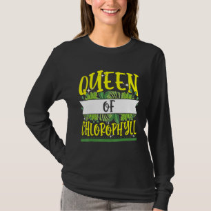 葉緑素生物学緑色植物の女王 Tシャツ