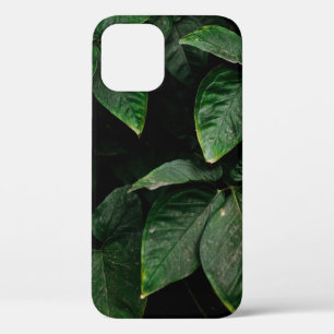 葉緑葉植物の焦点写真 iPhone 12ケース