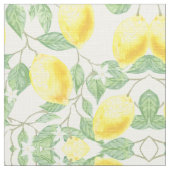 葉緑黄色のレモン果物 ファブリック (クローズアップ)