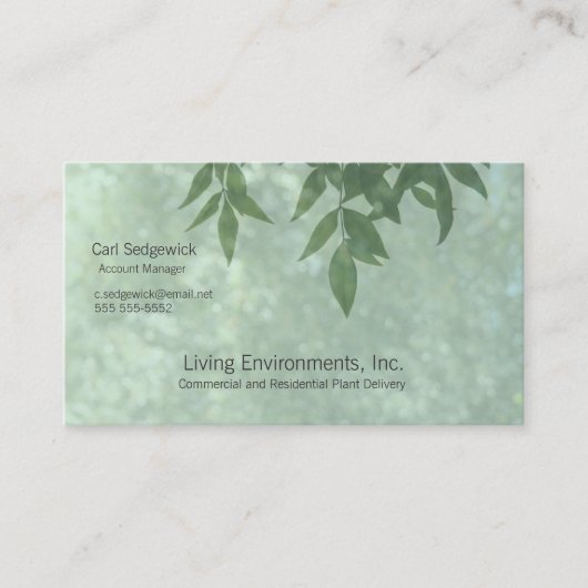 葉緑 名刺 (正面)