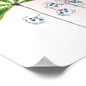 葉緑_蝶 ポスター (角)