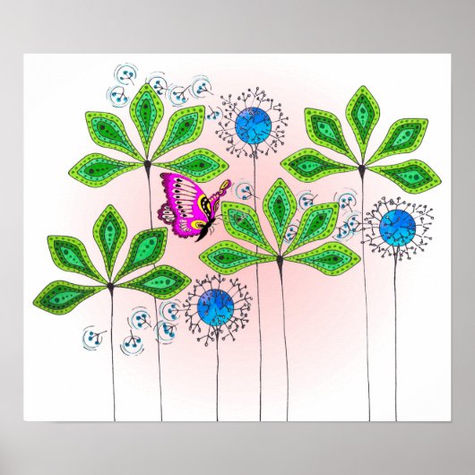 葉緑_蝶 ポスター (正面)