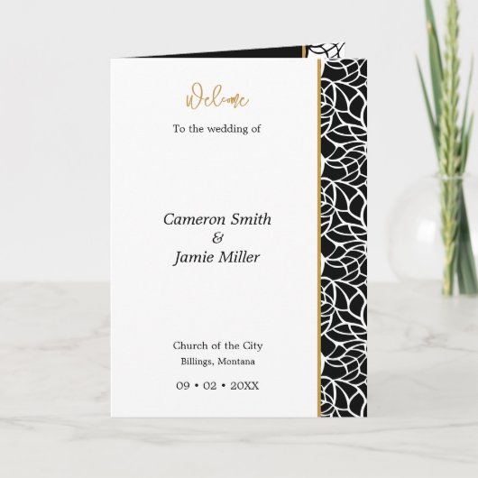 葉縁ど結婚日 プログラム (正面)