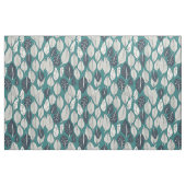 葉羽ティール（緑がかった色） ファブリック (ファットクウォーター)