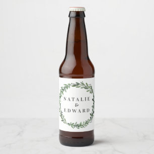 葉色のフローラ結婚名 ビールラベル