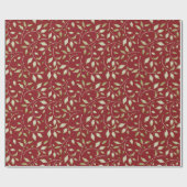 葉色の水色 ラッピングペーパー (フラット)