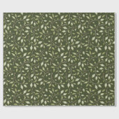 葉色の水色 ラッピングペーパー (フラット)