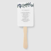 葉色の水色 | 結婚s ハンドファン (裏面)