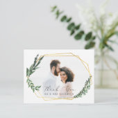 葉色フローラ感謝してい葉書 ポストカード (スタンド正面)