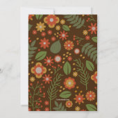 葉花と花の招待状 招待状 (裏面)