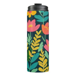 葉花カラフルデザイン タンブラー