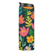 葉花カラフルデザイン タンブラー (回転右)