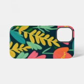 葉花カラフルデザイン iPhoneケース (裏面横)