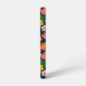 葉花カラフルデザイン SAMSUNG GALAXYケース (左側面)