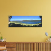 葉落ちた湖 キャンバスプリント (インサイチュ (リビング))