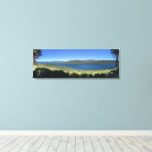 葉落ちた湖 キャンバスプリント (インサイチュ (ウッドフロア))