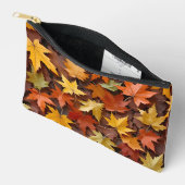 葉落ちた袋 アクセサリーポーチ (見開き)