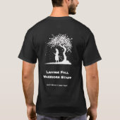 葉落ち武者立 SAMURAI 1X0037 Tシャツ (裏面)