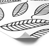 葉葉壁紙 ポスター (角)