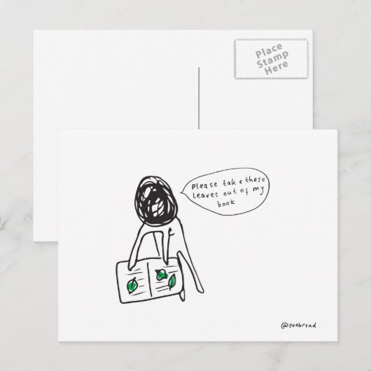 葉葉書 ポストカード (正面/裏面)