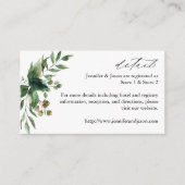 葉詳細素朴 エンクロージャーカード (正面)