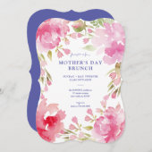 葉賛美母の日ブランチ 招待状 (正面/裏面)