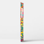 葉赤緑の黄色と白のCase-Mate iPhone Case-Mate iPhoneケース (裏面 / 左)