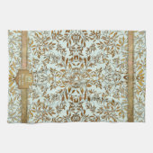 葉金ゴールド50結婚周年 キッチンタオル (横)