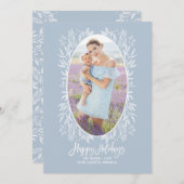 葉霜の降りたの休日の写真 シーズンカード (正面/裏面)