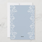 葉霜の降りたの休日の写真 シーズンカード (裏面)