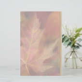 葉静止した秋 便箋 (スタンド正面)