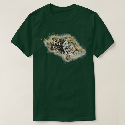 葉魚の単回鼻多腺草 Tシャツ (デザイン正面)