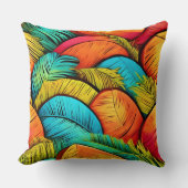葉鮮やか景 クッション (正面)