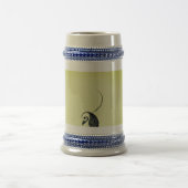 葉鳥デザイン ビールジョッキ (中央)