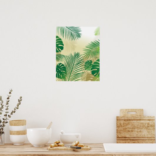 葉2 ポスター (キッチン)