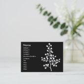 葉4番モノ | 名刺 (スタンド正面)