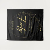 葉40th誕生日パーティー背景タペストリー タペストリー (正面(横))