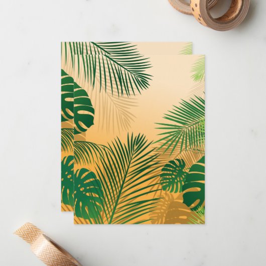 葉4 ノートカード (正面/裏面インサイチュ)