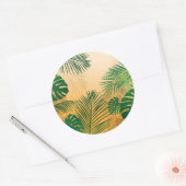 葉4 ラウンドシール (封筒)