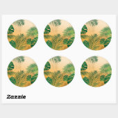 葉4 ラウンドシール (シート)