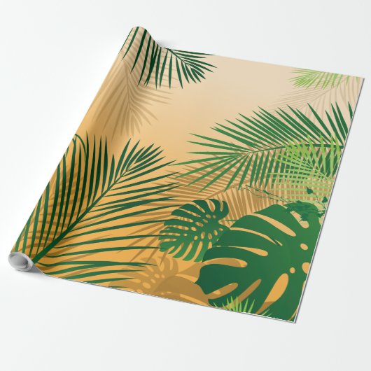 葉4 ラッピングペーパー (アンロールド)