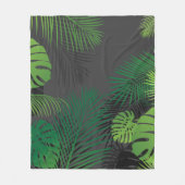 葉5 フリースブランケット (正面)