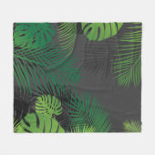 葉5 フリースブランケット (正面(横))