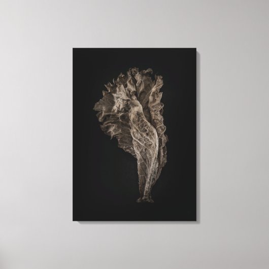 葉8色バージョンなし キャンバスプリント (正面)