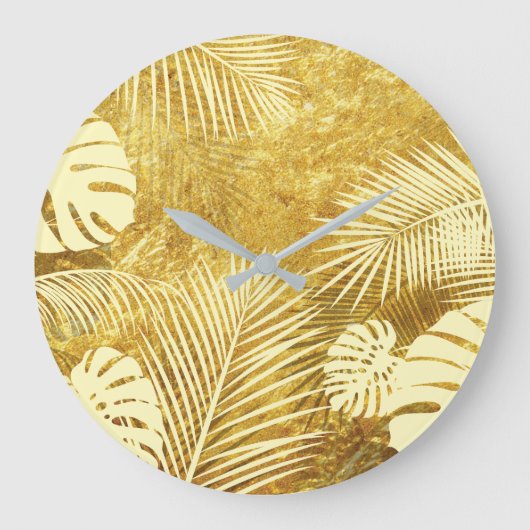 葉8 ラージ壁時計 (正面)