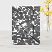 葉 カード (黄色い花)