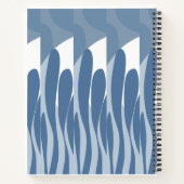 葉 & カーブの抽象 ノートブック (裏面)